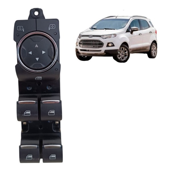 Botao Vidro Dianteiro Esquerdo Ford Ecosport 2014 2015 2021