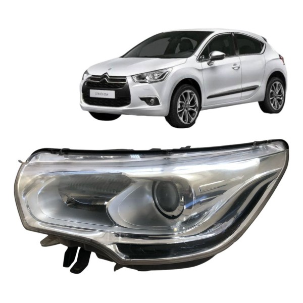 Farol Esquerdo Citroen Ds4 2010 2011 A 2014 Detalhe Esquerdo/motorista