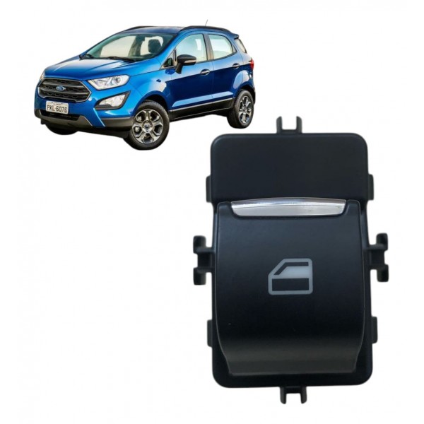Botão Vidro Traseiro Esquerdo Ford Ecosport 2017 2018 A 2022