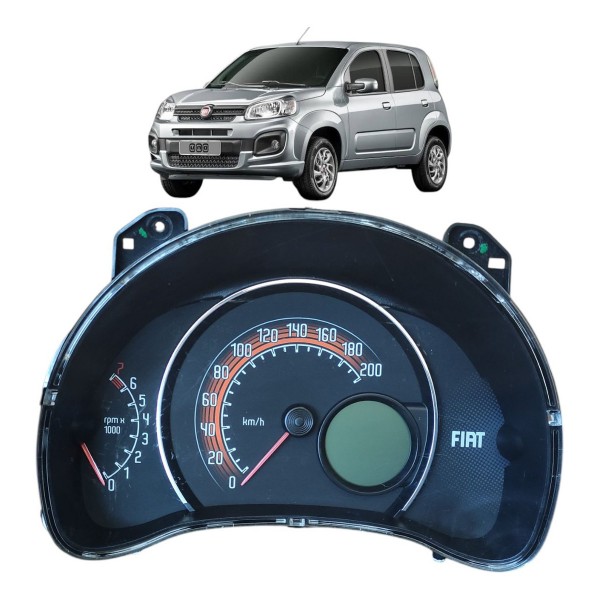 Painel Instrumento Fiat Uno Vivace 2017 2018 2019 Conta Giro