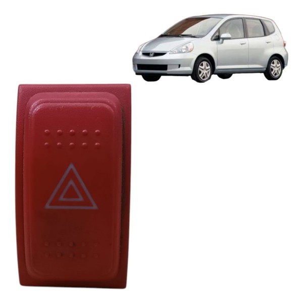 Botão Interruptor Pisca Alerta Honda Fit 2003 2004 A 2008