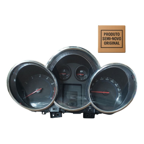 Painel Instrumentos Velocímetro Gm Cruze Aut 2011 2012 2013 Preto