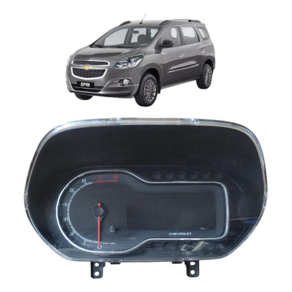 Painel Instrumentos Velocímetro Gm Spin 1.8 8v Ltz 2015 2016 Preto