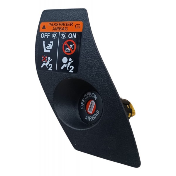Moldura Botão Interruptor Airbag Honda Fit 2015 2016 A 2018