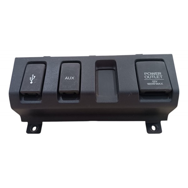 Moldura Painel Usb Acendedor 12v Honda Hr-v 2016 2017 À 2021 Preto