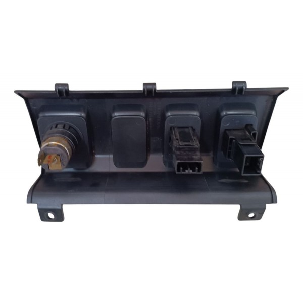 Moldura Painel Usb Acendedor 12v Honda Hr-v 2016 2017 À 2021 Preto