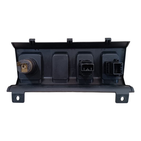 Moldura Painel Usb Acendedor 12v Honda Hr-v 2016 2017 À 2021 Preto