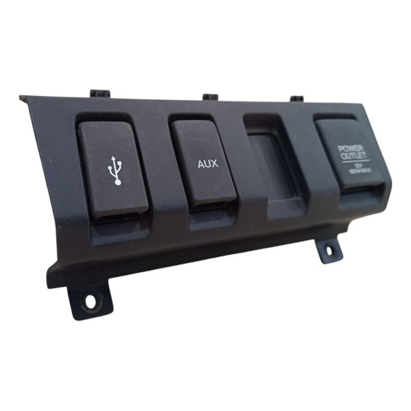 Moldura Painel Usb Acendedor 12v Honda Hr-v 2016 2017 À 2021 Preto