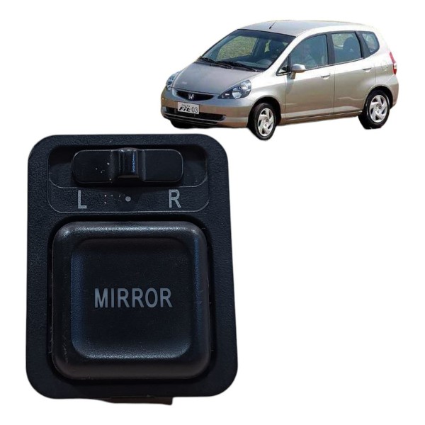 Botao Interruptor Regulagem Retrovisor Honda Fit 2005 A 2009