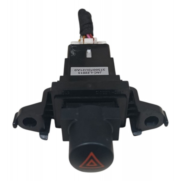 Botão Comando Pisca Alerta Jac J6 2013 2014 2015 2016 Preto