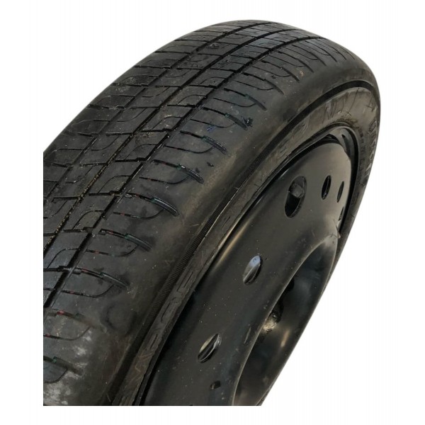 Roda Pneu Estepe Aro 16 Gm Captiva 2010 2011 A 2015  135/70 Preto