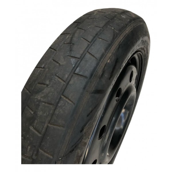 Roda Pneu Estepe Aro 17 Ford Edge 2011 2012 A 2014   165/80 Preto
