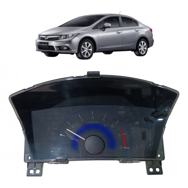 Painel Instrumento Velocimetro Honda Civic G9 2012 2013 2016 Preto