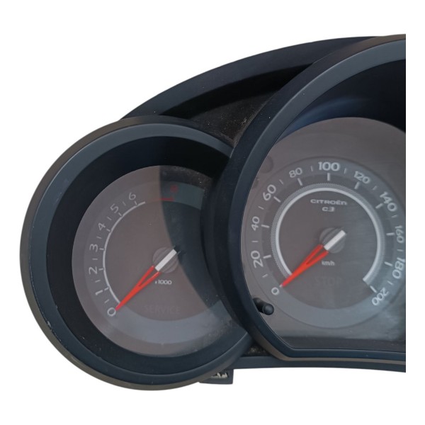 Painel Instrumento Velocímetro Citroen C3 Picasso 2013 2014 Preto