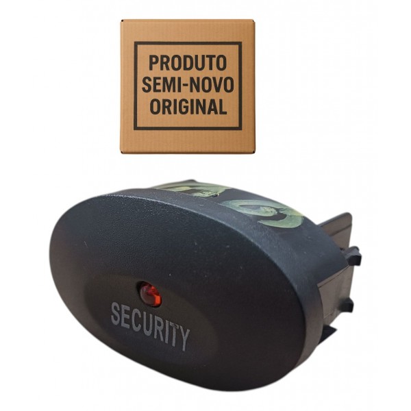 Botão Luz Alerta Security Chery Qq 2011 2012 2013 A 2015 Preto