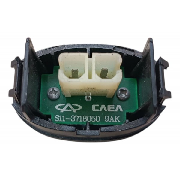 Botão Luz Alerta Security Chery Qq 2011 2012 2013 A 2015 Preto