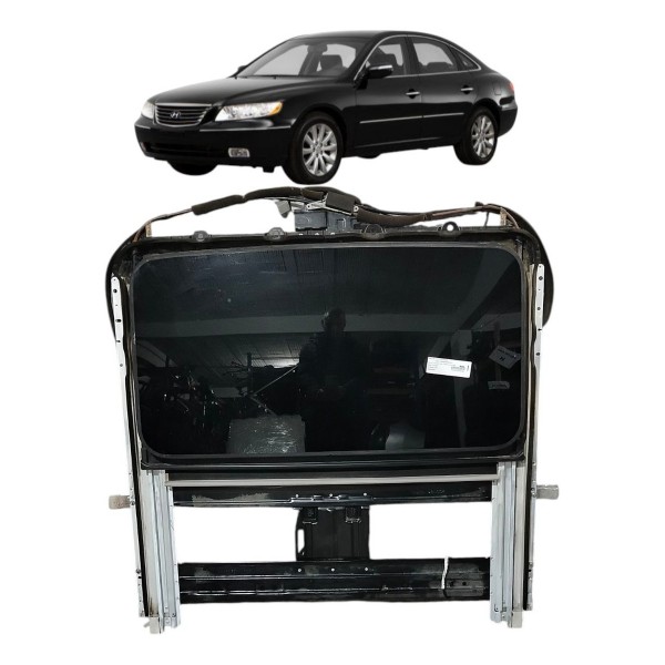 Conjunto Vidro Teto Solar Hyundai Azera 2009 2010 2011 2012 Preto