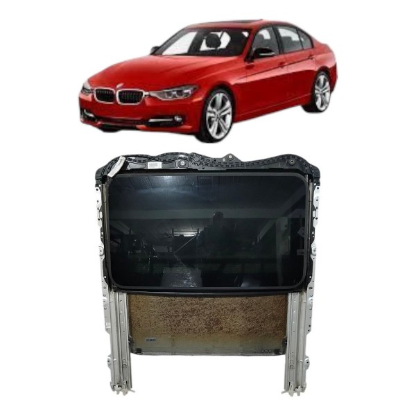Conjunto Vidro Teto Solar Bmw 320i 328i 2013 2014 2015 2016 Preto