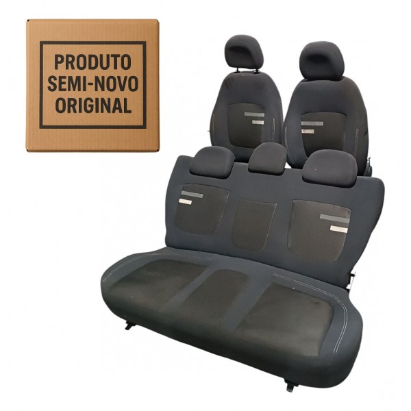 Jogo De Banco Fiat Gran Siena 2012 2013 2014 2015  2022 Cinza