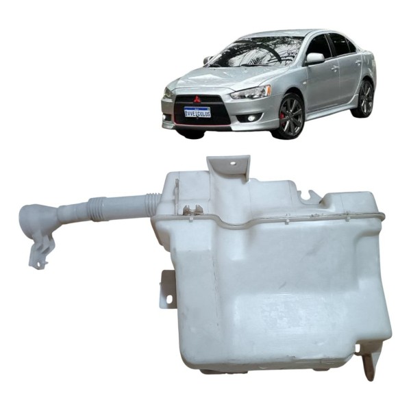 Reservatorio Água Parabrisa Mitsubishi Lancer 2011 A 2015 Branco