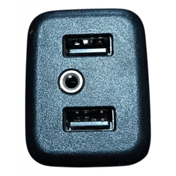 Entrada Tomada Usb Auxiliar Gm Equinox 2017 2018 A 2020 Preto