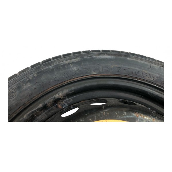 Roda Pneu Estepe Aro 17 Jeep Compass 2019 2020 A 2023 145/70 Preto
