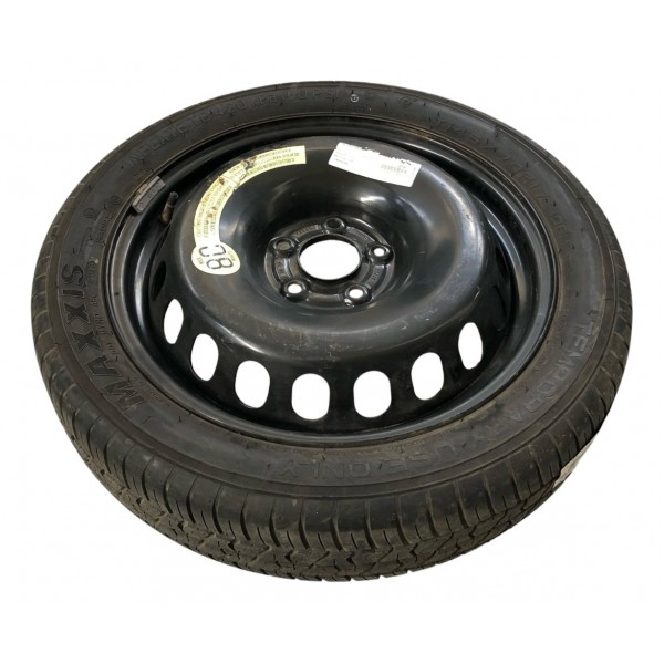 Roda Pneu Estepe Aro 17 Fiat Toro 2016 2017 A 2024  145/70 Preto