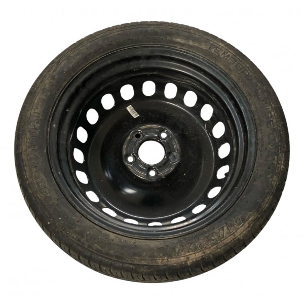Roda Pneu Estepe Aro 17 Fiat Toro 2016 2017 A 2024  145/70 Preto