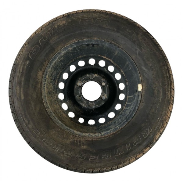Roda Pneu Estepe Aro 16 Chevrolet S10 2020 2021 2022 245/70 Preto