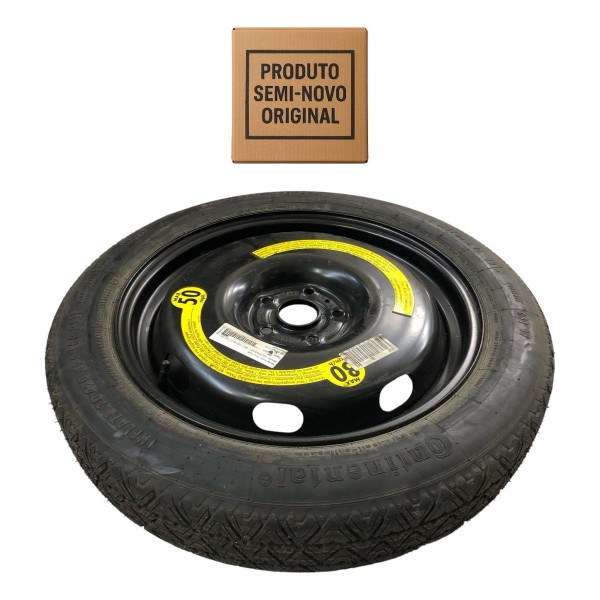 Roda Pneu Estepe Aro 18 Q3 Tiguan 2010 2011 A 2015  145/80 Preto