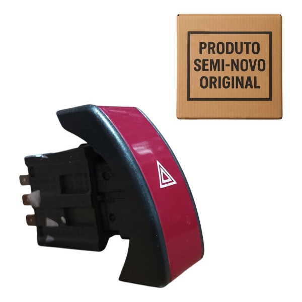 Botao Interruptor Pisca Alerta Corsa Montana 2002 A 2012 Vermelho