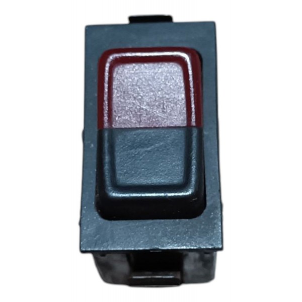 Botão Pisca Alerta Vw Gol Parati 1984 1985 1986 A 1995 Vermelho