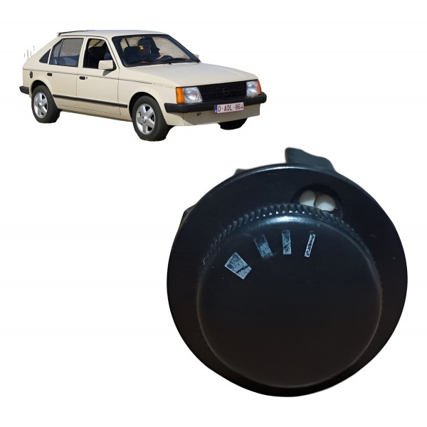 Botão Ventilação Ar Monza Kadett 1982 1983 1984 A 1998 Preto