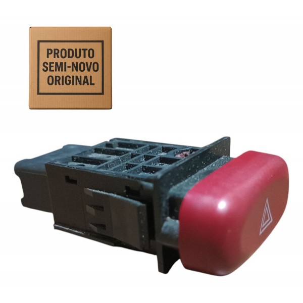 Botão Pisca Alerta Chevrolet Tracker 2003 2004 2005 A 2008 Vermelho