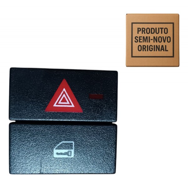 Botão Pisca Alerta Trava Gm Vectra Meriva 2006 2007 A 2012 Preto
