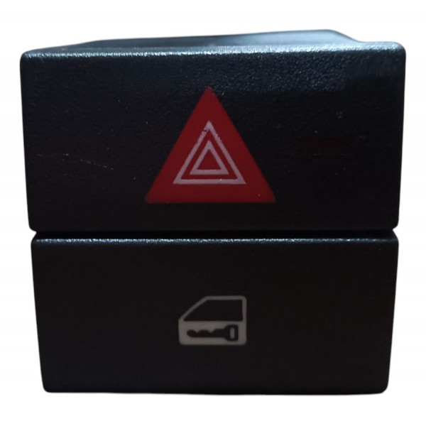Botão Pisca Alerta Trava Gm Vectra Meriva 2006 2007 A 2012 Preto