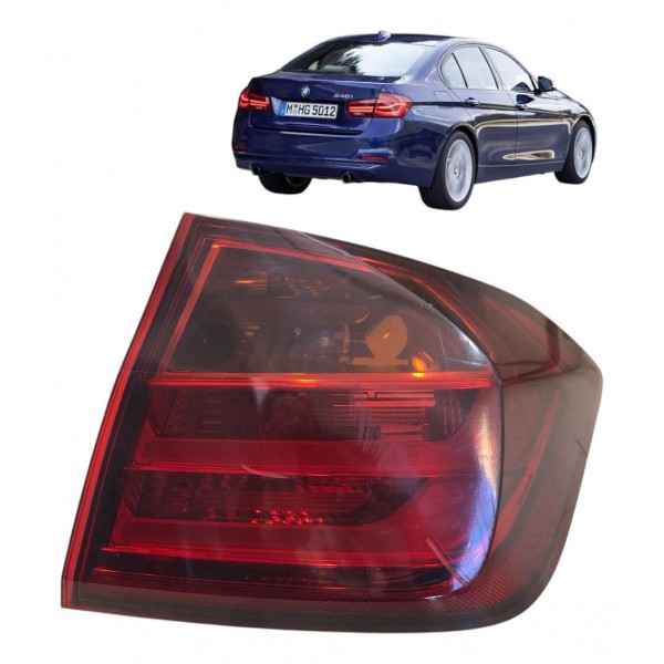 Lanterna Traseira Direita Bmw 328i 2013 2014 A 2016 Original Direito/passageiro Vermelho