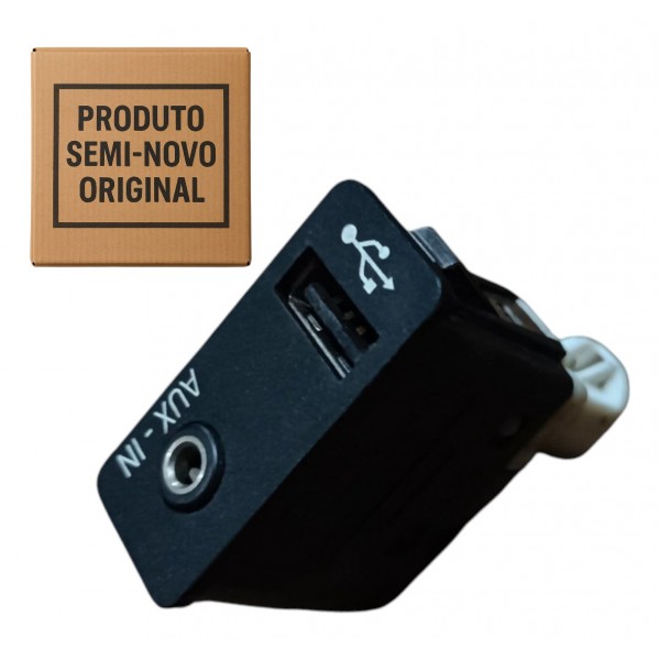 Moldura Entrada Uxiliar Usb Bmw X1 2010 2012 2013 2014 2015