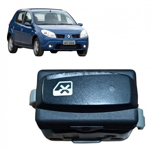Botão Trava Vidro Renault Megane Sandero 2008 2010 A 2013