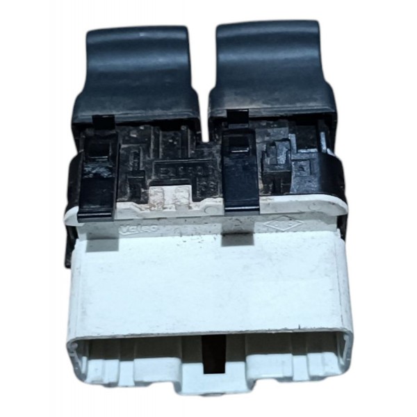 Botão Vidro Traseiro Sandero Logan Duster 2008 A 2013 Branco