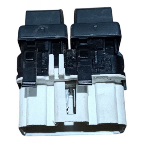 Botão Vidro Traseiro Sandero Logan Duster 2008 A 2013 Branco