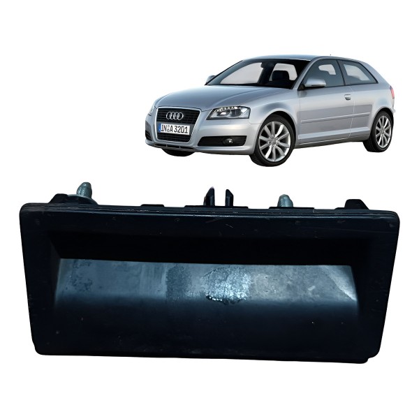 Maçaneta Botão Abertura Tampa Traseira Audi A3 2011 A 2015 Preto Traseira