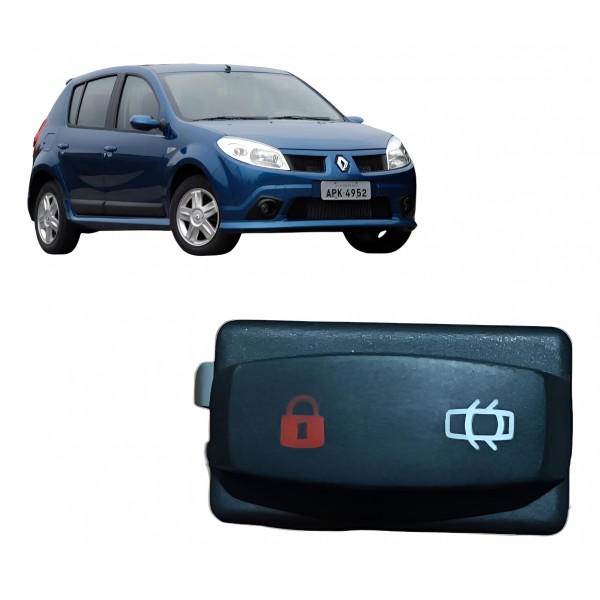 Botão Trava Porta Renault Symbol Sandero 2009 2010 A 2013