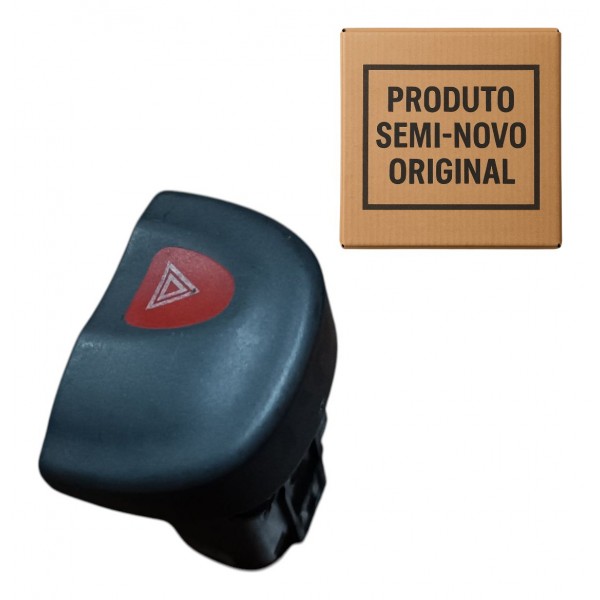 Botão Pisca Alerta Renault Scenic 2003 2004 2005 2006 A 2010 Preto