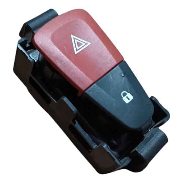 Botão Pisca Alerta Trava Porta Renault Fluence 2011 A 2016 Vermelho