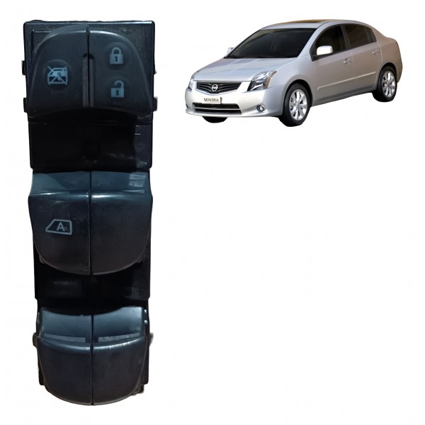 Botão Vidro Dianteiro Esquerd Nissan Sentra 2013 2014 A 2018