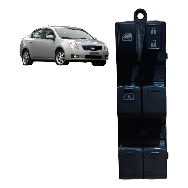 Botão Vidro Dianteiro Esquerdo Nissan Sentra 2008 2009 2012