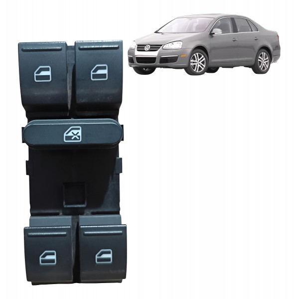Botão Vidro Dianteiro Esquerdo Vw Amarok Jetta 2006 A 2014
