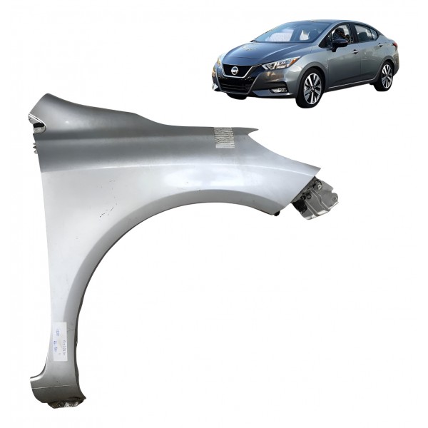 Paralama Dianteiro Direito Nissan Versa 2018 2019 A 2022 Dianteira Direita