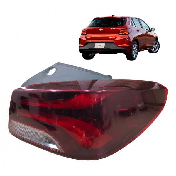 Lanterna Traseira Direita Onix Hatch 2020 2021 2022 2024 Direito/passageiro Vermelho
